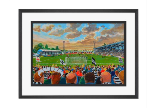 Feethams Stadium Fine Art Print - Darlington FC Feethams Stadium Fine Art Print - Darlington FC